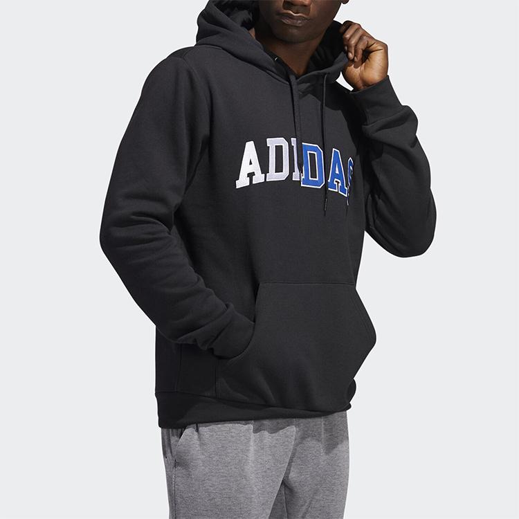 Adidas Collegiate Hoodie Men Sweatshirt Black GE5510