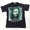 Raro Vintage ANVIL Rob Zombie Hellbilly Deluxe 2 World Tour 2010 T Shirt Anni 2010 S vintage Lavato Versatile Casual Comodo