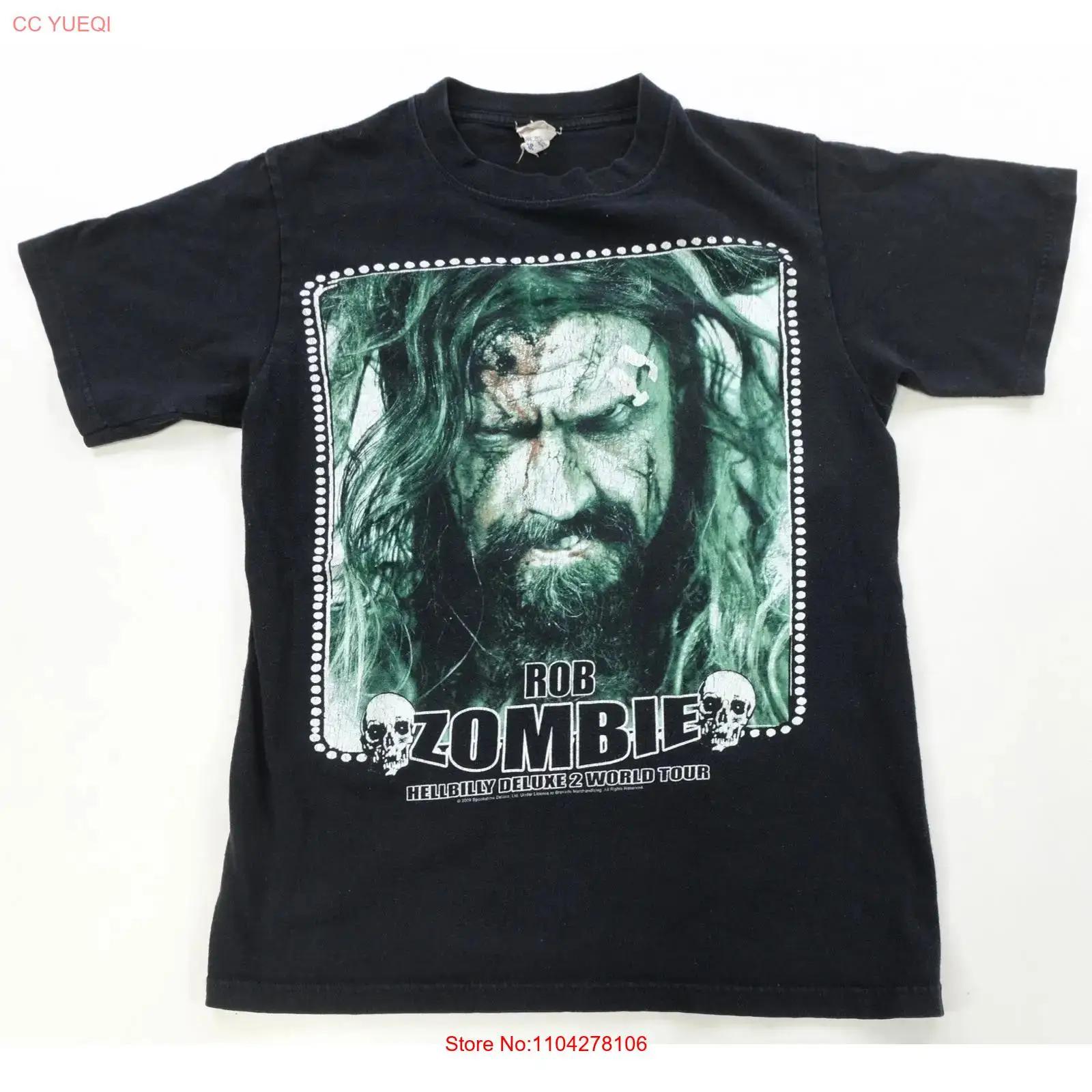

Rare Vintage ANVIL Rob Zombie Hellbilly Deluxe 2 World Tour 2010 T Shirt 2010s S vintage Washed Versatile Casual Comfortable 5XL різнокольоровий