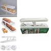 Rolldown Egg Dispenser Space-saving Egg Storage Rack For Refrigerator Gravity Feed Design Easy Egg Distribution
