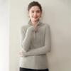 Women's High-Neck Cashmere Sweater - 2025 Autumn/Winter Collection, Half-Zip, Loose Fit, Warm, High-End Knitwear