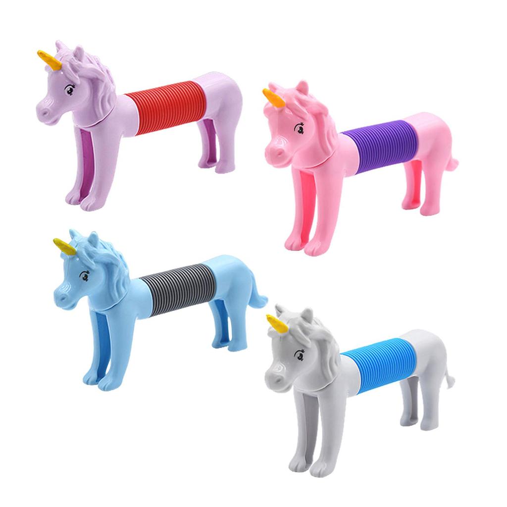 Spring Pop Toy Pop Tubes Horse Toys | Sensory Toys for Toddlers 1-3 | Fun Spring Horse ...