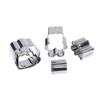 Heart Flower Cookie Cutters 3 Different Size Stainless Steel Fondant Cake Molds for Baking Dessert Kitchen Decor