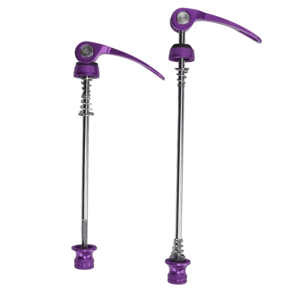 1 Pair 100/135mm Bicycle Quick Release Skewer High Strength Easy Installation Quick Release Axle Aluminum Alloy