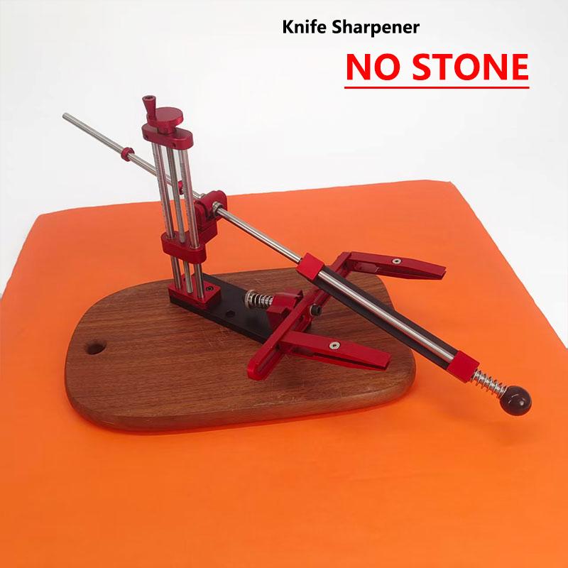 

Red Fixed Angle Knife Sharpener - Adjustable Precision Sharpening Tool for Kitchen Knives, Easy to Use Sharpening System As photos