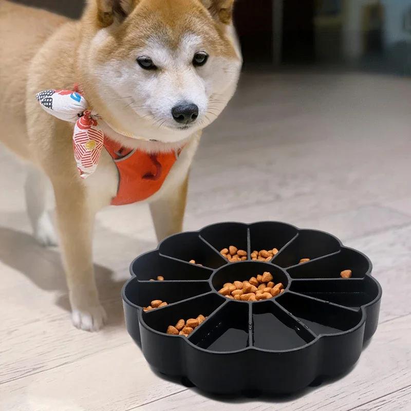 Langsamfressnapf Für Hunde & Katzen – Mit Fischgräten-Design, Rutschfest, Aus Lebensmittelechtem Silikon, 600 Ml