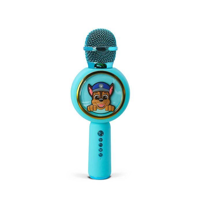 PAW PATROL Chase Karaoke Mic PopSing avec LED
