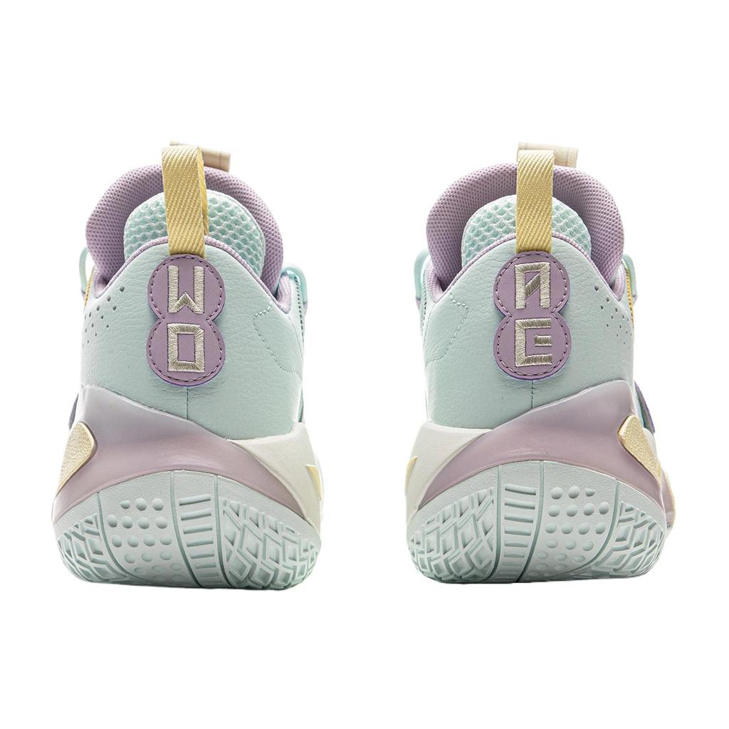 Li Ning All City 8 Basketball Shoes Men Sneakers Ice-Blue Crayon-Yellow YKBS114-17