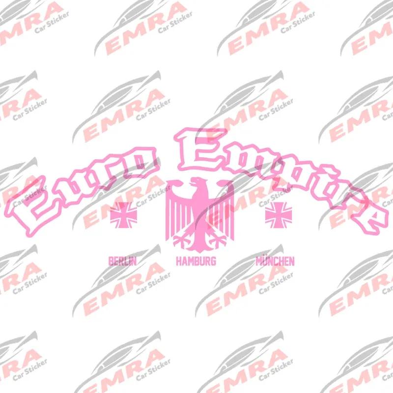 Text Euro Empire for Car Sticker Windshield Banner Rear Window Decoration External Accessories Waterproof Pvc Vinyl Decals