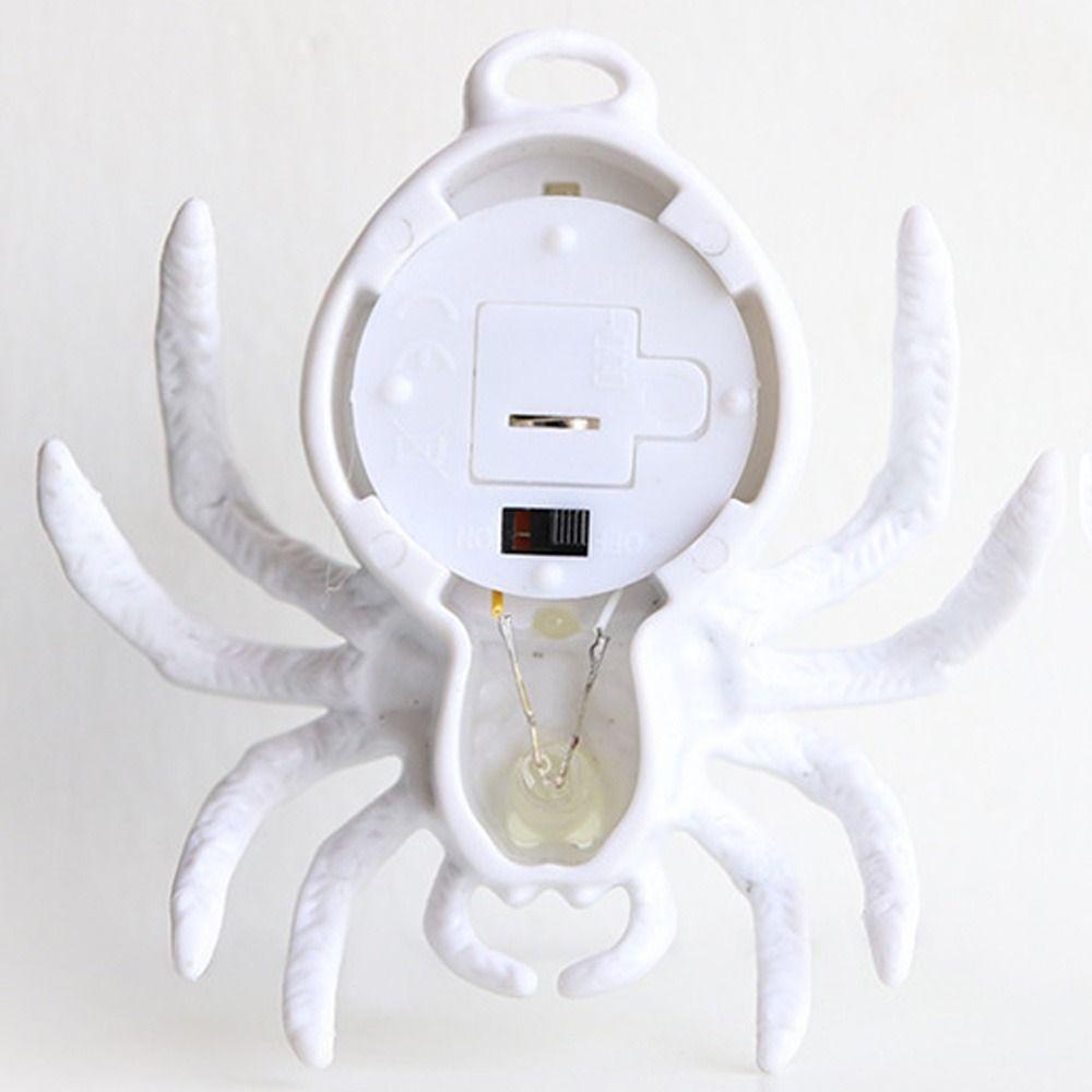Scary Halloween Glowing Spiders Light Waterproof LED Spiders Light  Haunted House