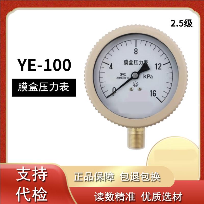 Chunhe YE-100 Diaphragm Pressure Gauge
