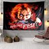 Chucky's Creepy Knife Play Tapestry, Unique Design Tapestry, Wall Decor for Bedroom,Livingroom, Playroom,Heartwarming Fan Holiday Gifts