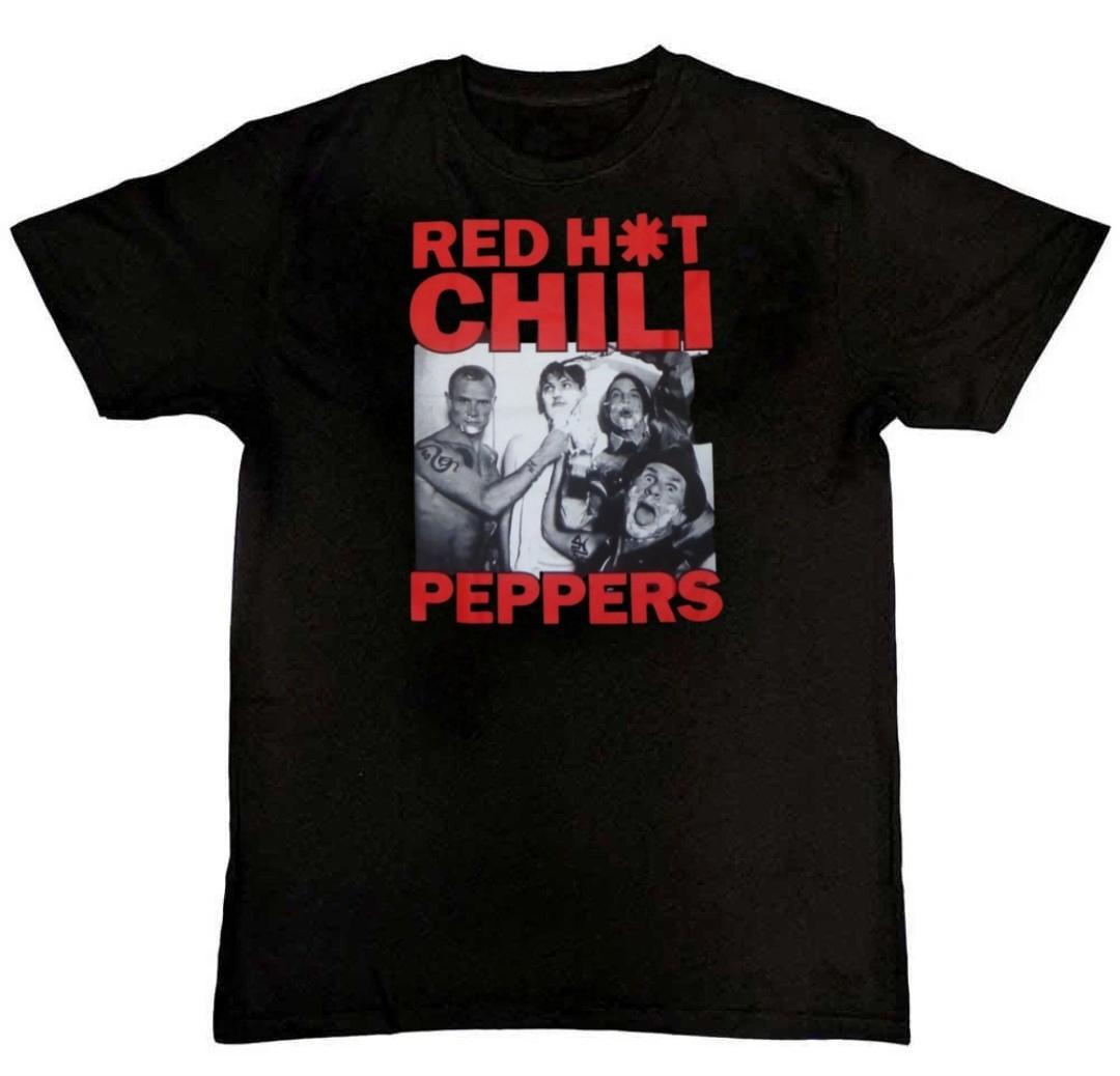 RED HOT CHILI PEPPERS - Band Logo Graphic Mens T-Shirt XXXL