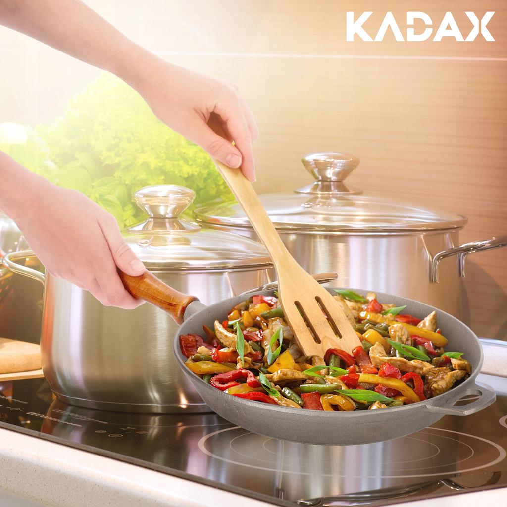 KADAX Cast Iron Non-Stick Frying Pan Induction Gas 26cm