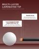 KONLLEN Carbon Fiber Pool Low Hand Professional Adult Pool Cue Cue, 147cm, 12.5mm, Deflection, Inlay, Ultra-Smooth Feel,