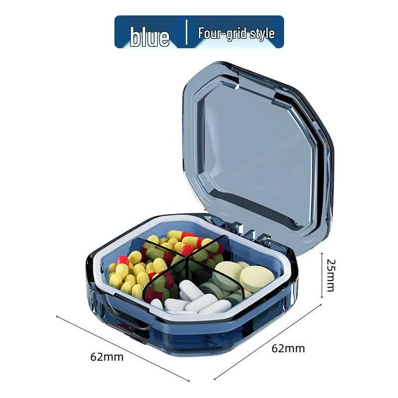 

Large Capacity Multi-Grid Portable Pill and Cosmetic Storage Box
