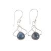 Natural Sodalite Gemstone 925 Sterling Silver Handmade Drop/Dangle Earrings 1.50" For Anniversary EE-2-23