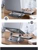 Adjustable Rotating Laptop Stand with Cooling Feature and Height Adjustment for Desktop or Office Use