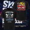 T-shirt Vintage System of A Down Londra Inghilterra 2026 Uomo Donna Estate Streetwear Abbigliamento in Cotone Oversize Manica Corta Abbigliamento Femminile Maschile