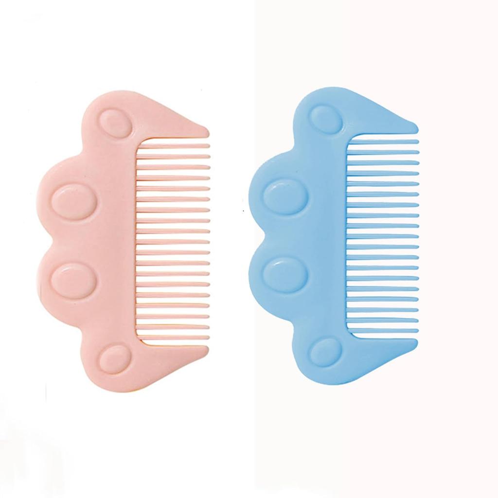Mini Hair Comb,4 Inch Small Cute Hair Comb For Women Girls Toddlers,2 Pieces Small Travel Pocket Hair Combs Detangling Comb Portable Purse Comb for