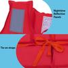 High Buoyancy Life Vest Adult Foam Oxford Cloth Boat Vest Outdoor Rafting Red Life Vest