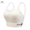 Sexy Lace Beautiful Back Wrap Vest with Breast Pads Large Size Anti-exposure Bottoming Chest Wrap Bra Underwear Bralette for Women