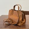 2026 spring new portable top layer cowhide women's casual Tote bag small leather single shoulder crossbody bag