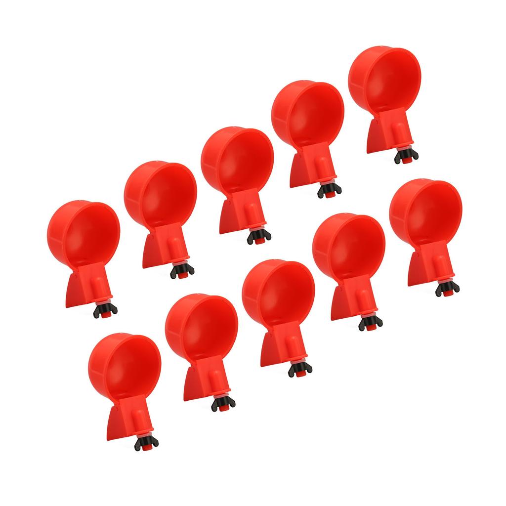 10Pcs Automatic Chicken Water Cups Adjustable Water Volume Prevent Deformation Thread Chicken