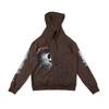 Travis Scott Men's and Women's Zipper Pullover Hooded Sweater European and American Trendy Brand Printed Hoodie