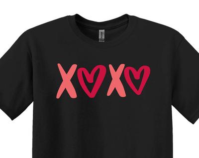 XOXO Heart Shirt, Valentines Day Gift