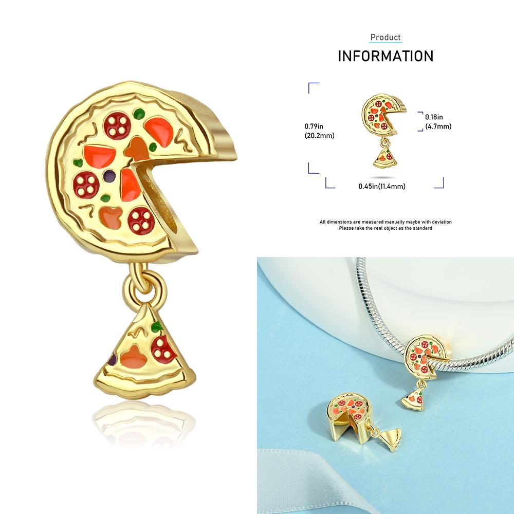 Golden Charms Fit Original Bracelet Copper Firefly Sunflower Cross Yellow Gold Palm Beads Diy Women Jewelry