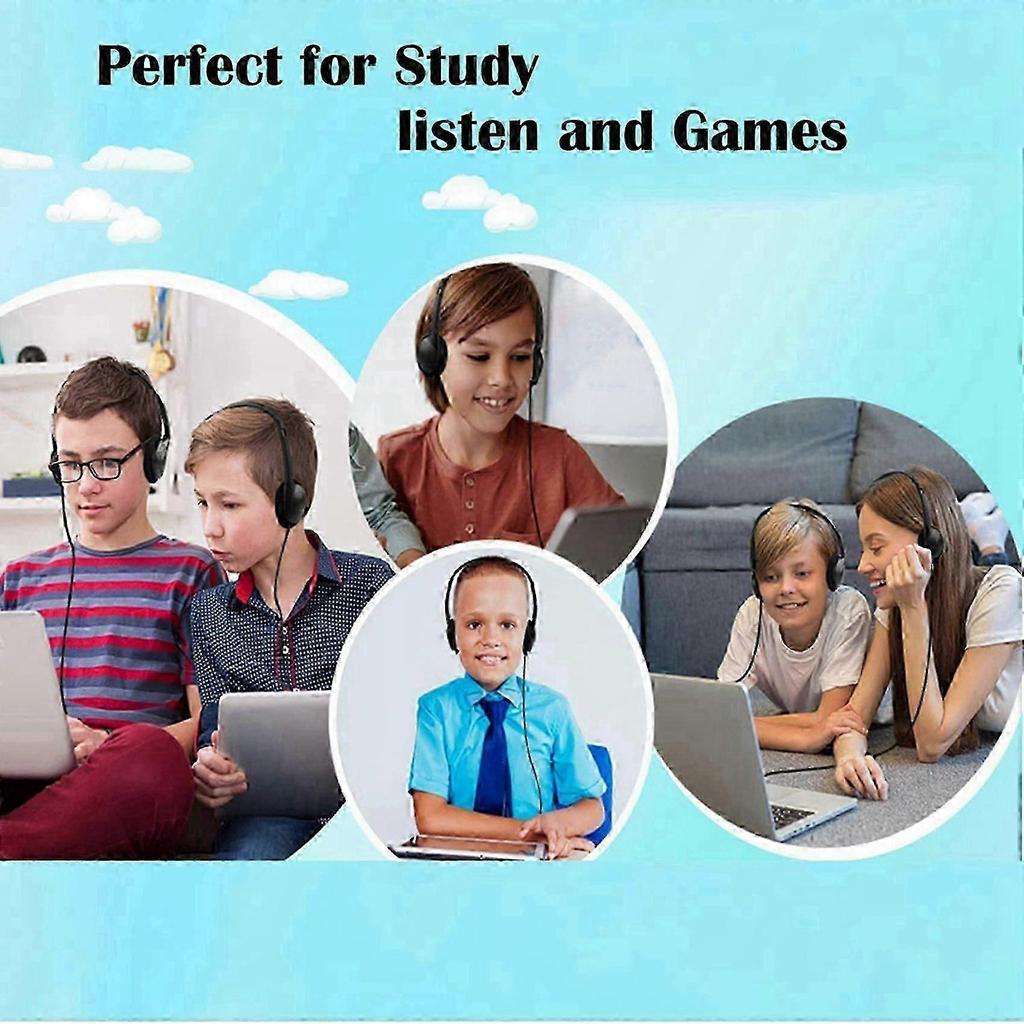 Klassroom Koptelefoons 20 Stuks Voor Kinderen School, Oordopjes 3.5mm Audio Headset Voor Studenten Kinderen Peuters Tieners