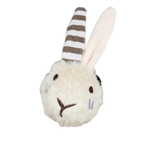 Pet Chew Toy Cartoon Animal Design Bite-Resistant Plush Toy with Sounding Device Interactive Tug-of-War Toy