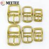 1/2/5Pcs Stainless Steel Solid Brass Belt Buckle Metal Pin Buckles Bags Strap Adjust Slider Clasp DIY Leather Craft Accessories