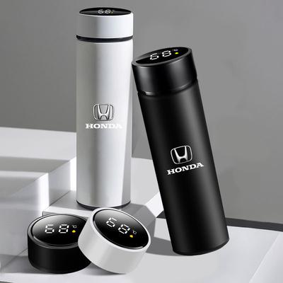 500ml Chytrý termo hrnek s filtrem na kávu, termoska na nápoje, ukazatel teploty pro Accord CRV Fit Jazz Odyssey Civic Vezel Pilot HRV Styling Insight
