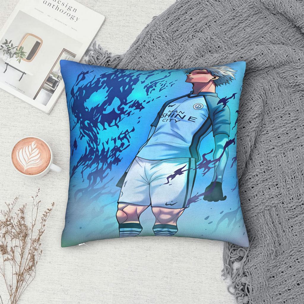 Manga Nagi Seishiro Pillowcases Vintage Pillow Case For Office Car Home Decor Comfy Pillow Cover