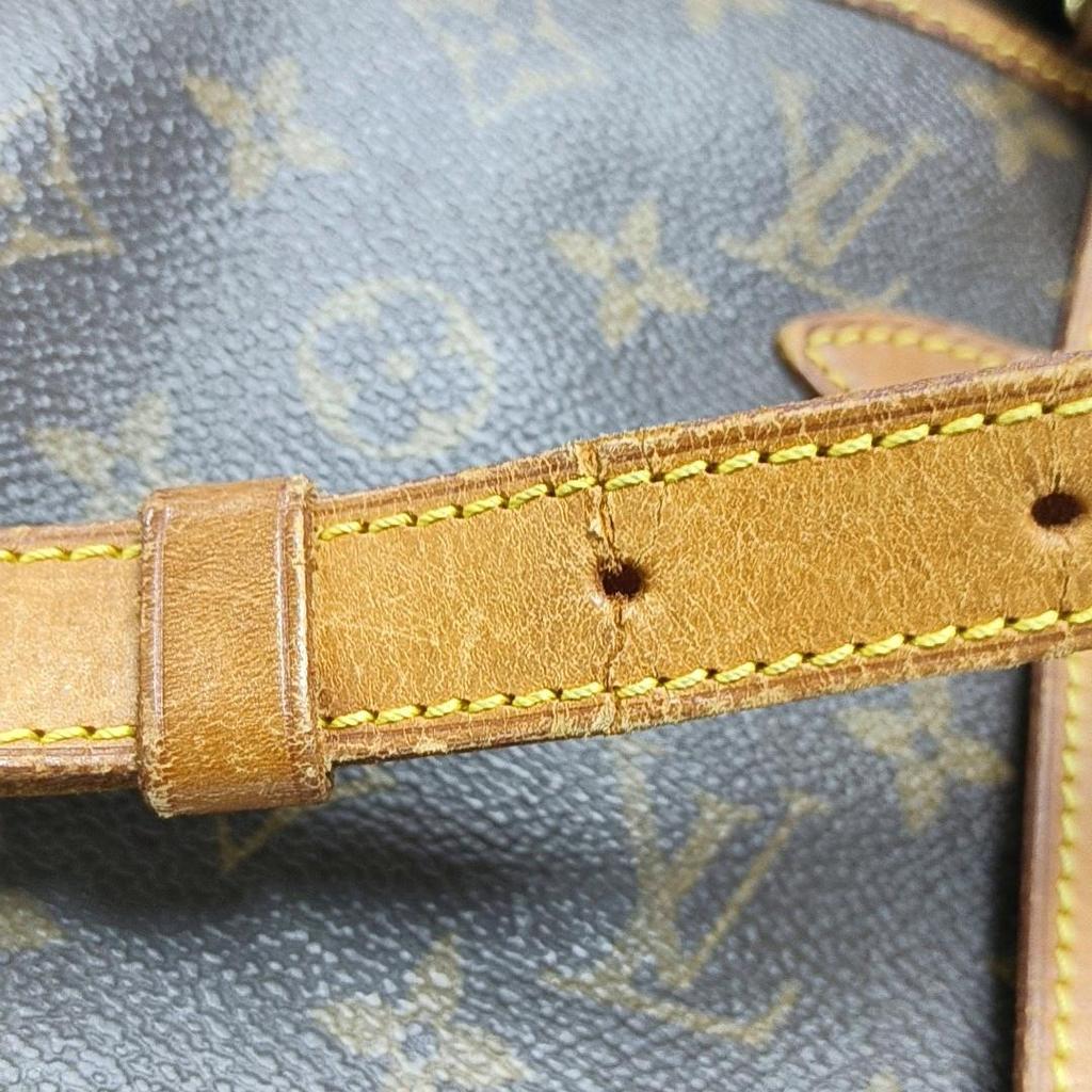 [Pre-Owned] Monogram Saumur 30 Iconic Classic Logo Print Adjustable Shoulder Strap Canvas And Leather Messenger Bag - Fair #9WBDKH
