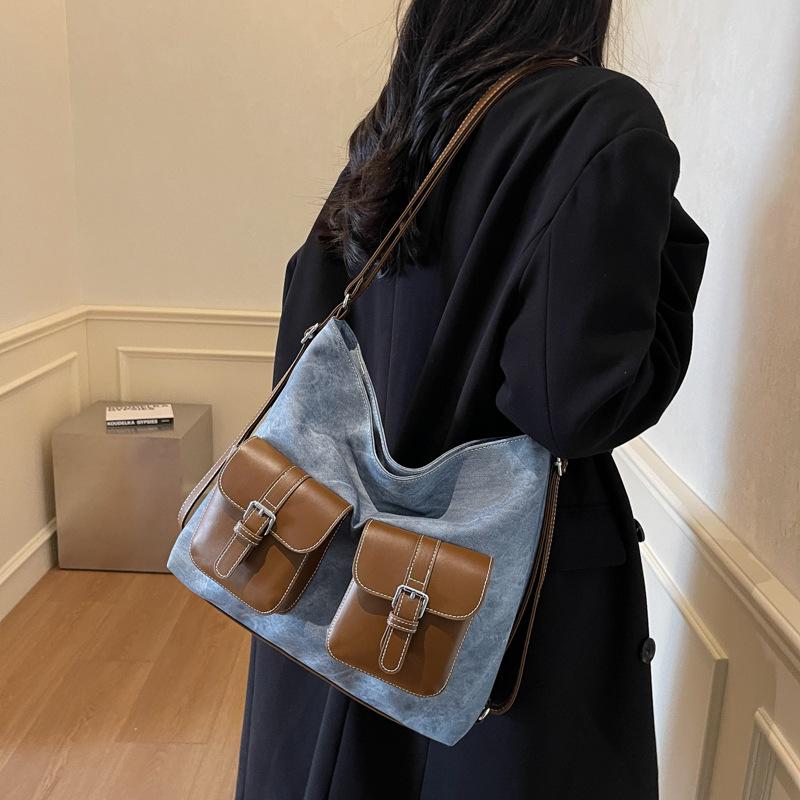 Commuter To Work Large-capacity Bag Women's New Spring Rich Double Shoulder Back Bag Multi-purpose Shoulder Tote Bag