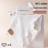 High Waist Antibacterial Cotton Boxer Shorts - Women's and Baby Safety Underwear