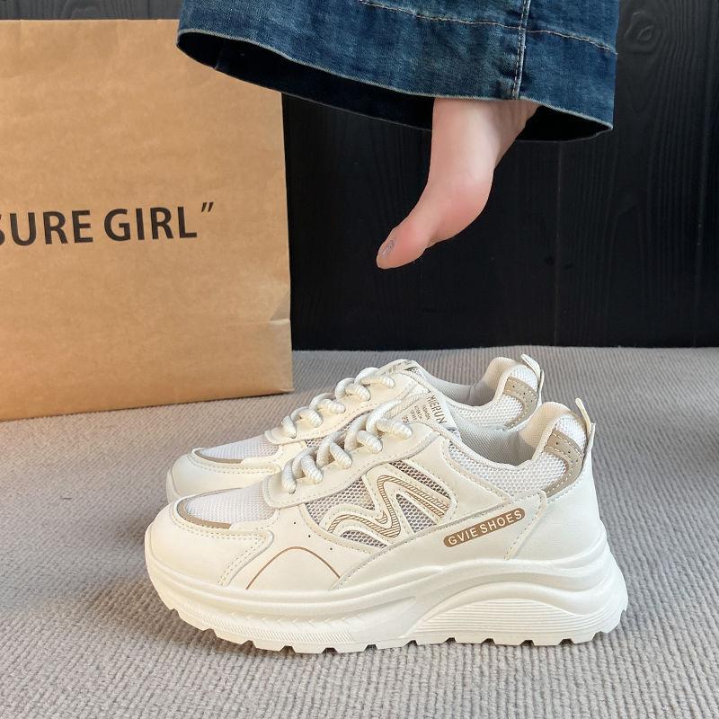 Lightweight feet, small platform dad shoes, women's summer new breathable and versatile running shoes, casual sports shoes