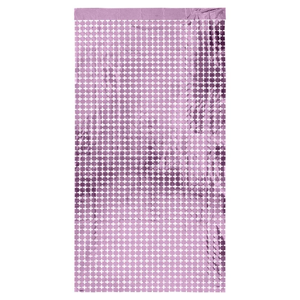 Small Size Square Rainsilk Curtain Square Shape Background Decoration Laser Curtain  Theme Party