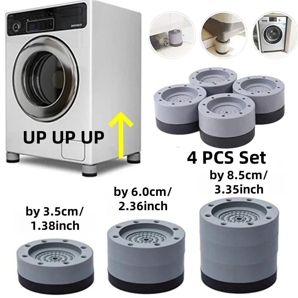 4Pcs Shock-absorbing Washing Machine Foot Pad Furniture Dampers Stand  Washing Machine Refrigerator
