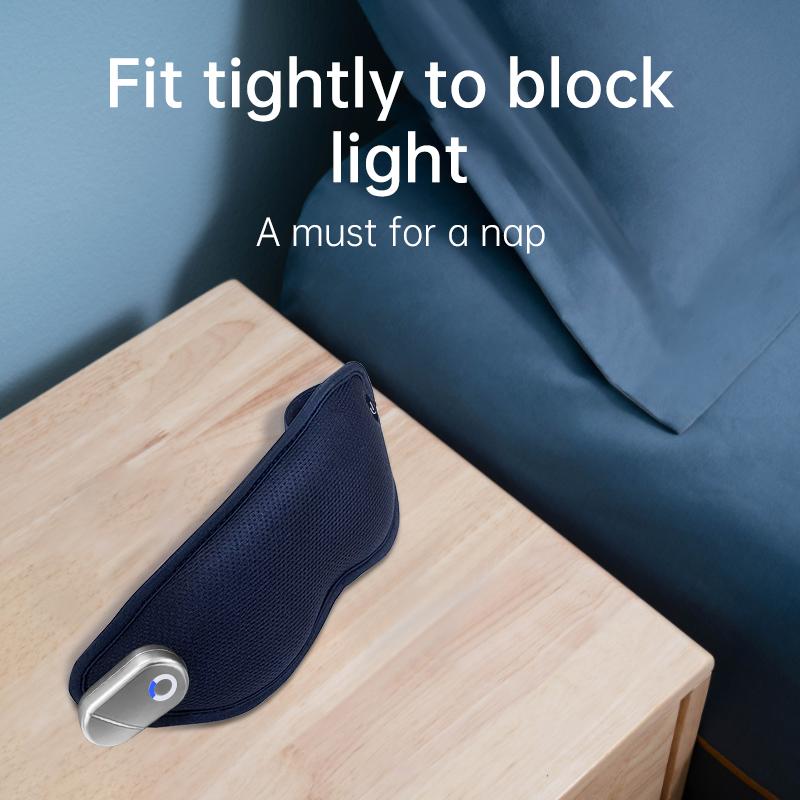 Electric Vibration Eye Massager Heated Eye Mask Wireless Relieve Eye Strain Dark Circles Dry Eye Fatigue Relief Sleeping Mask