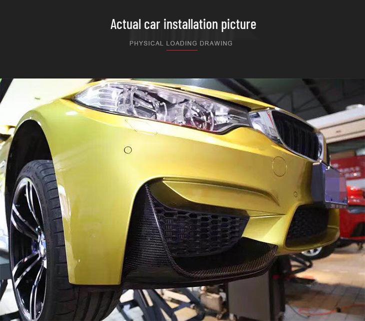 Carbon Fiber Front Corner Trim for BMW M3 F80, M4 F82/F83