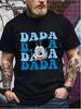 Disney Mickey Letter Printed Cotton Tshirt 2026 Mens and Womens Summer New American Street Casual Loose Short Sleeved Top