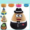 Cute My Pet Alien Plush Toy Pou Doll Stuffed Fruit Character Soft Short Plush