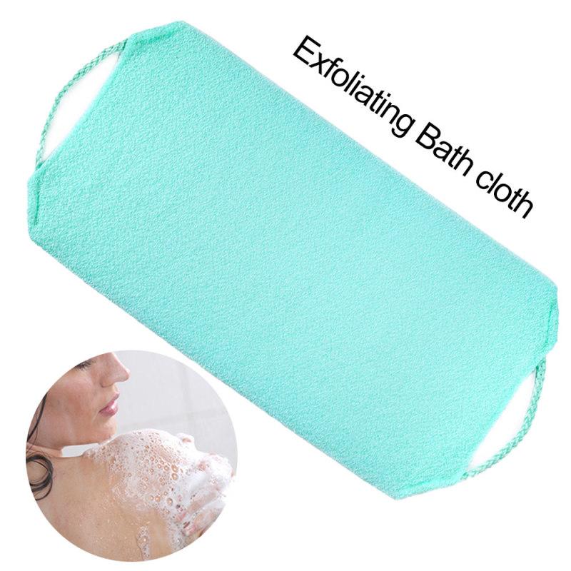 Tretchable Body Clean Exfoliant Gâtul Spate Scrubber Duș Pânză de baie Instrument Lavetă