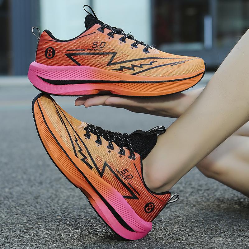 Running Shoes Men Lightweight Comfortable Sports Shoes Men Thick-soled Lace-up Air Mesh Breathable Casual Sports Shoes Men