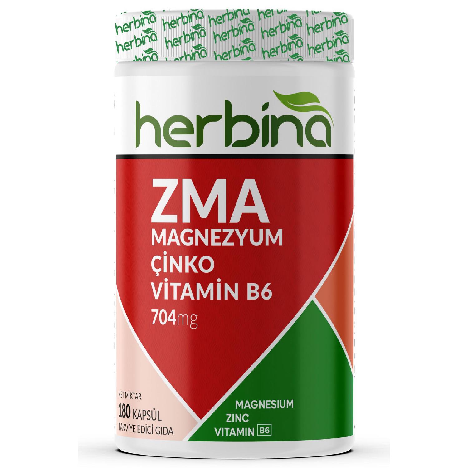

Zma Magnesium Zinc Vitamin B6 Capsule 180
