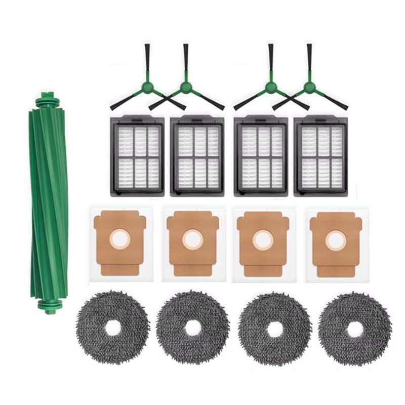 A65T-For Irobot Roomba Plus 405 Combo / 505 Combo Vacuum Cleaner Accessories Main Side Brush Mop Dust Bag Filter Accessories